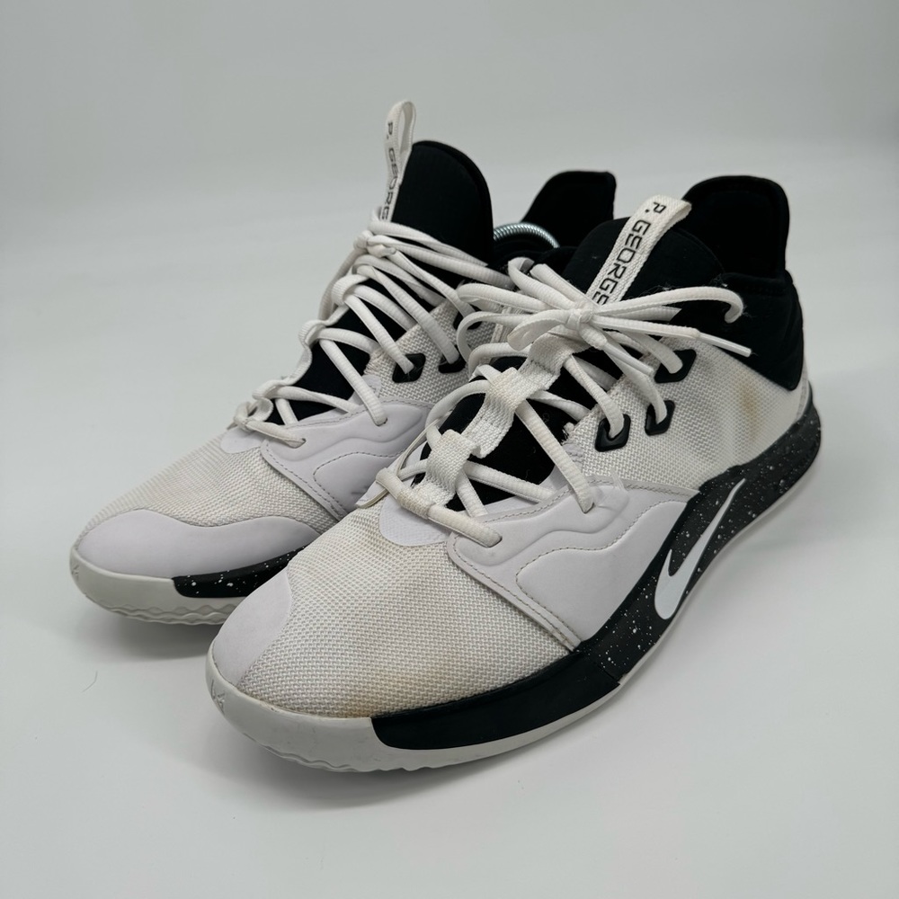 Nike PG 3 TB White Black‎ CN9512-108 Basketball Shoes Sneakers Mens 13
